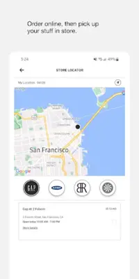 Gap android App screenshot 1